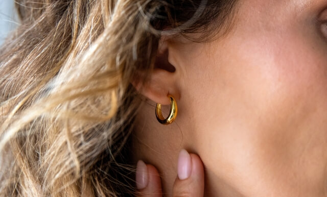 Dámské stříbrné náušnice